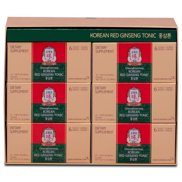 Bolsa con tónico ginseng rojo coreano CheongKwanJang 101.4 oz