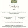 Bolsa de Triphala polvo orgánico natural 250g