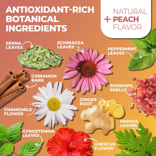 Version 1.0.0 Bolsas de té detox y té energía Total Tea