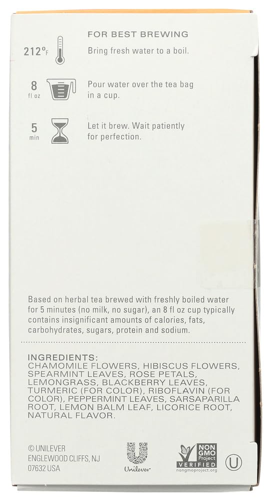 Bolsita de té herbal calmante de manzanilla TAZO