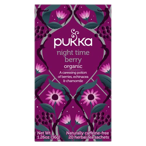 Version 1.0.0 Bolsita de té Pukka Night Time Berry con hierbas orgánicas