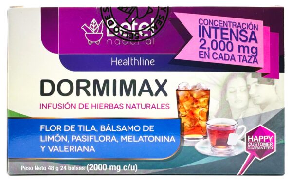 Version 1.0.0 Bolsitas de té Dormimax para sueño con ingredientes naturales