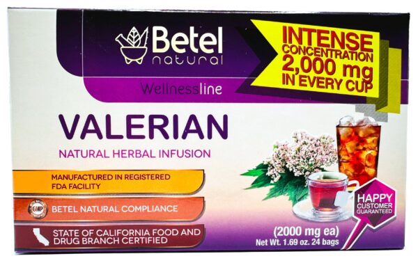 Version 1.0.0 Bolsitas té valeriana natural Betel Natural 24 unidades