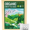 Bolsitas de té verde orgánico GLDNT 100 cuentas antioxidante natural