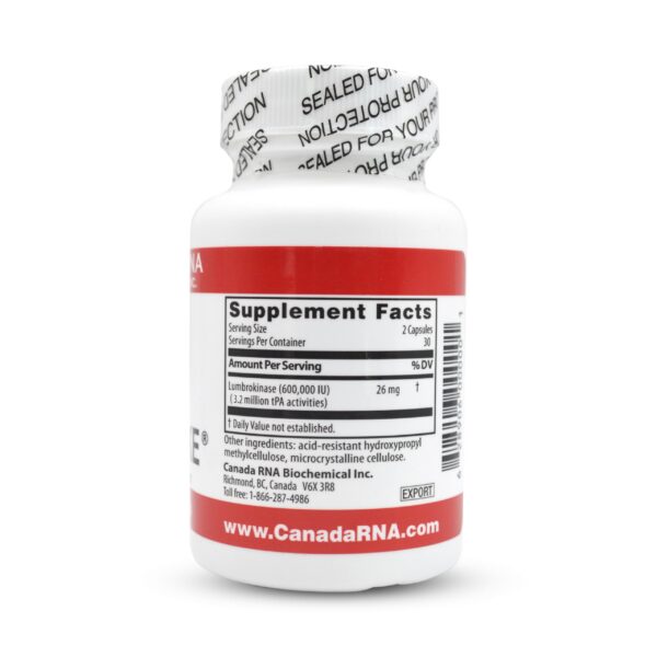 Boluoke lumbrokinase cápsulas etiqueta frontal