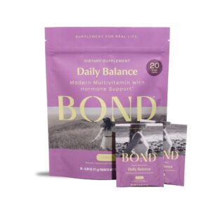 Frente del empaque de BOND Daily Balance inositol