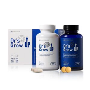 Dr's Grow UP AM & PM frasco frontal