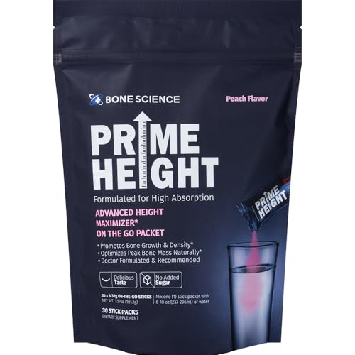 Version 1.0.0 Frasco de Prime Height polvo multivitaminico