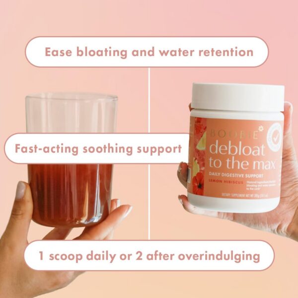 Preparación en vaso con Boobie Debloat