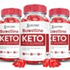 Boostline Keto ACV Gummies frasco con gomitas veganas sabor vinagre de manzana