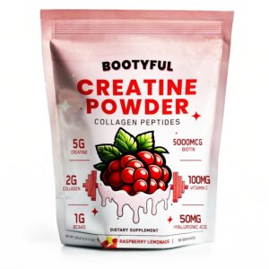 Version 1.0.0 Frasco de Bootyful Creatine Monohidrato packaging frontal