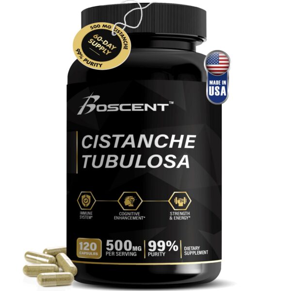 Frasco de extracto de Cistanche Tubulosa 500 mg