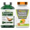 Boswellia serrata y cúrcuma cápsulas paquete frontal