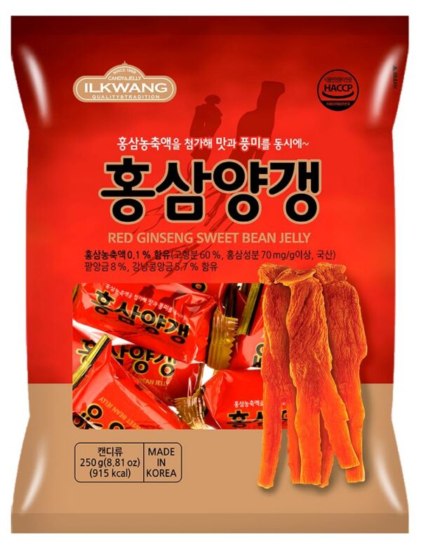 Botana Minecook geles frijol rojo ginseng rojo 250g
