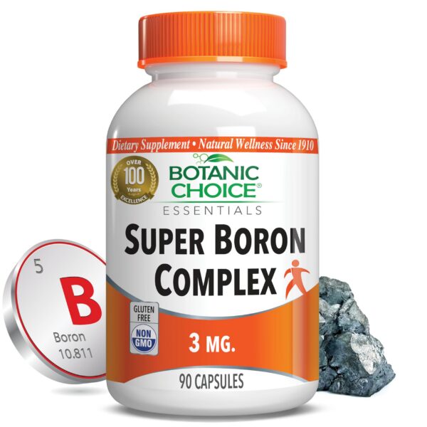 Botanic Choice boron complex bottle front label