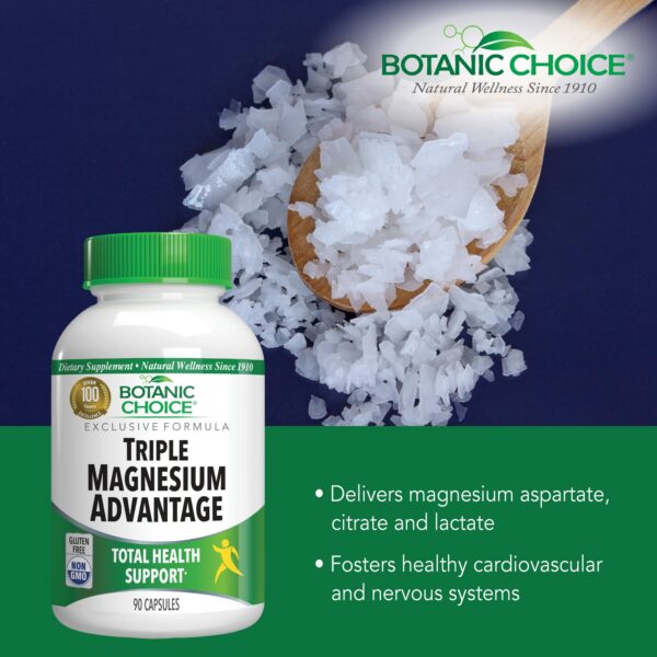 Botanic Choice triple magnesio advantage nutrition facts