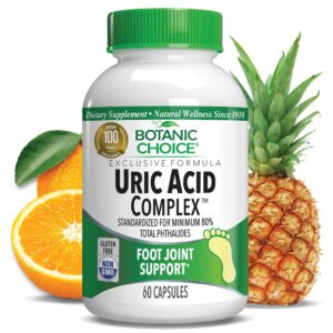 Botanic Choice Uric Acid Complex bottle front label