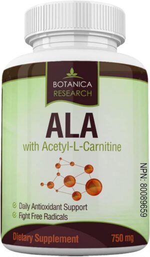 Botanica Research ALA ALC cápsulas 60 frasco