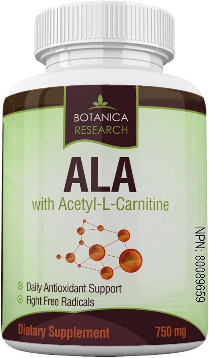 Botanica Research Alpha Lipoic Acid with Acetyl L-Carnitine