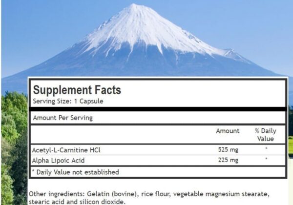 Tabla nutricional de la etiqueta