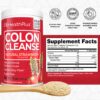 Bote blanco Health Plus Colon Cleanse fibra natural psyllium
