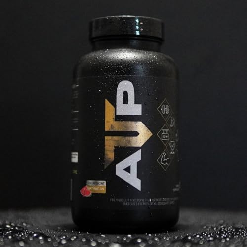 Bote de suplemento ATP Troponin Nutrition con etiquetado