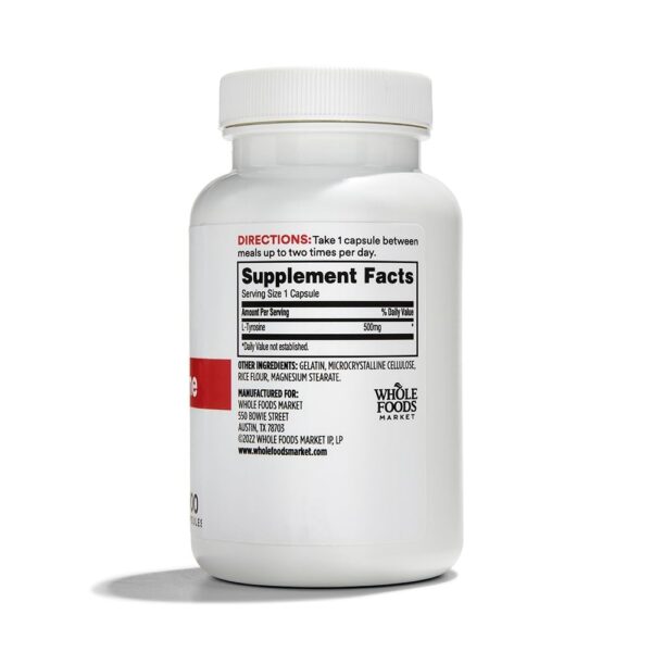 Botella 100 cápsulas L-Tirosina 500mg