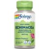 Botella de 100 cápsulas vegetales de Echinacea Solaray 460mg