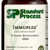 Botella de 150 cápsulas Immuplex apoyo inmunológico Standard Process