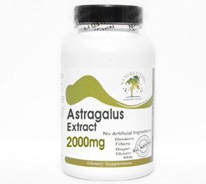 Frasco de extracto de astrágalo Naturetition suplemento 2000mg