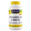 Botella de 540 cápsulas blandas de vitamina D3 5000 UI Healthy Origins