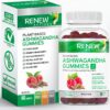 Botella con 60 gomitas veganas de Ashwagandha Renew Actives