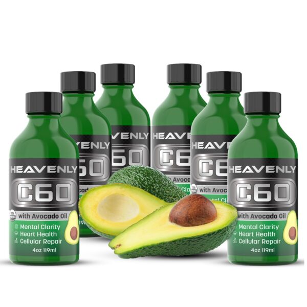 Version 1.0.0 Botella de aceite de aguacate C60 orgánico