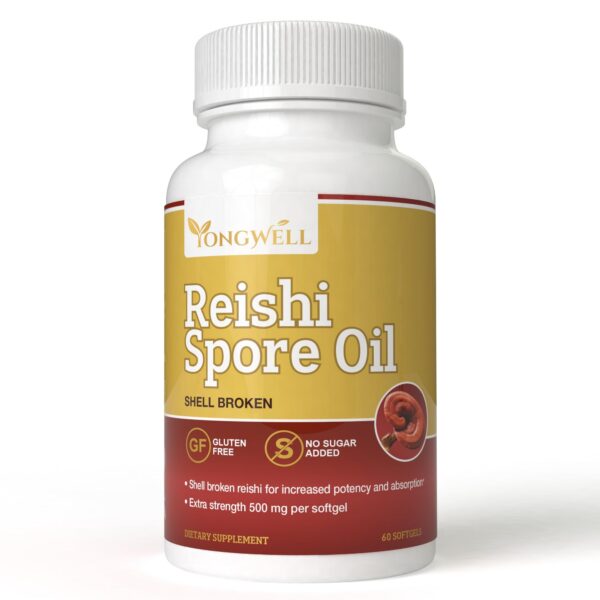 Version 1.0.0 Botella de Aceite de Esporas de Reishi YongWell
