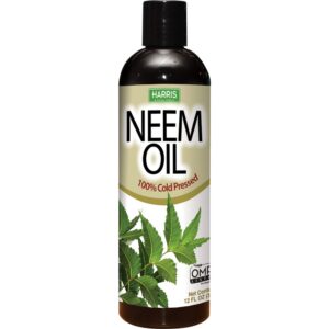 Version 1.0.0 Botella de aceite de neem Harris prensado en frío 12oz