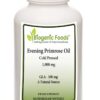 Botella de aceite de onagra Biogenic Foods con 120 cápsulas
