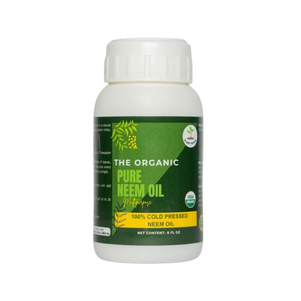 Botella de aceite puro de neem orgánico Plant Mama para piel y plantas