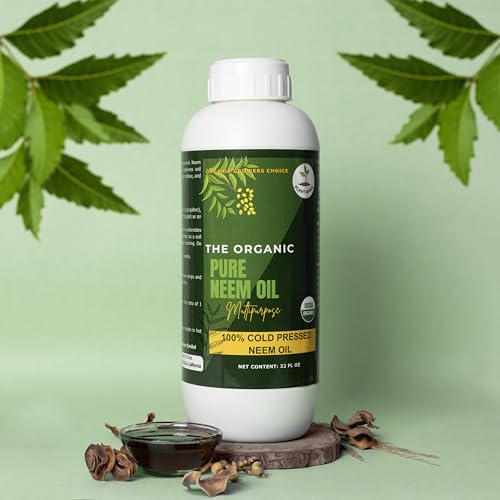 Botella de aceite puro de neem para plantas y piel