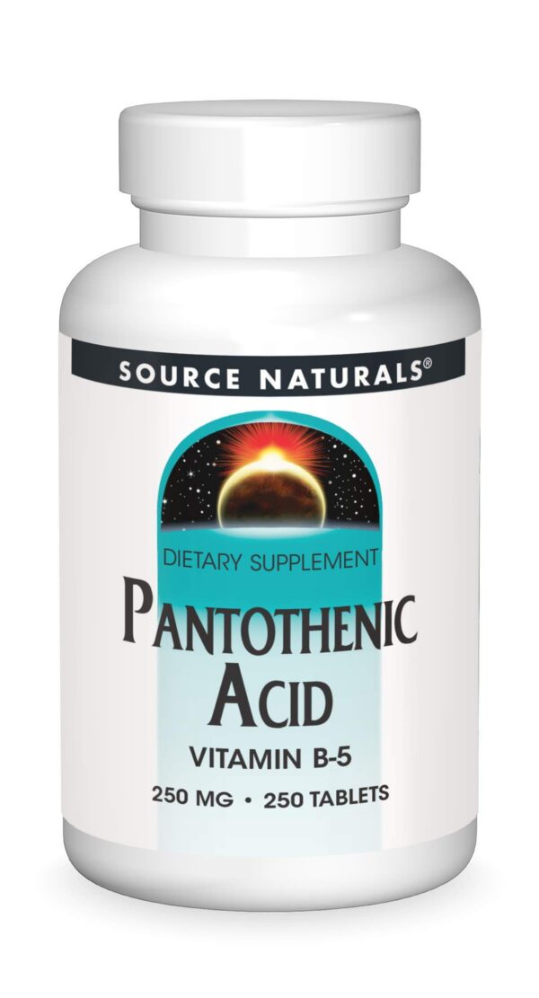 Botella ácido pantoténico 250mg Source Naturals