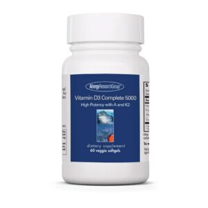 Botella Allergy Research Group Vitamina D3 Complete 5000 UI
