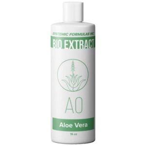 Botella de Aloe Vera concentrado BioExtract 16 fl oz Systemic Formulas