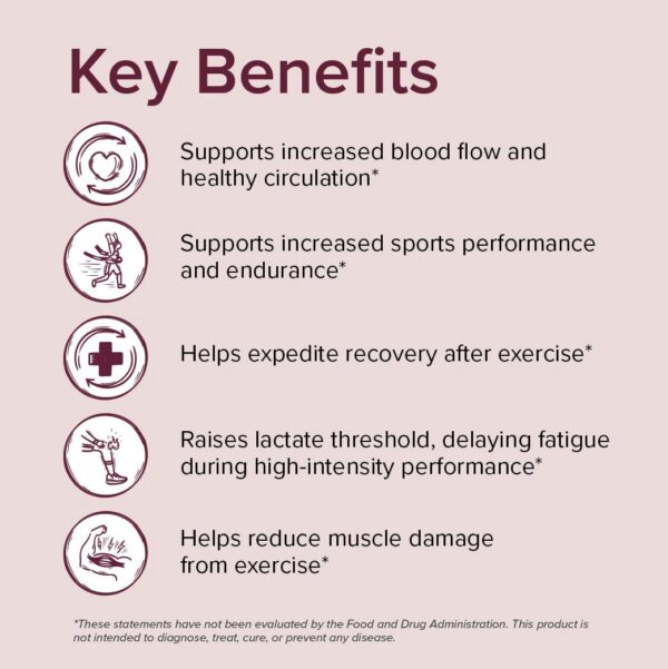 Suplemento deportivo AltRed Sur remolacha en cápsulas