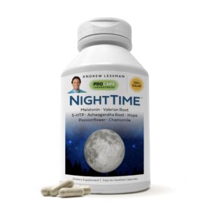 Botella de Andrew Lessman Night Time 60 cápsulas para dormir