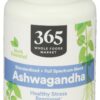 Version 1.0.0 Botella Ashwagandha 365 Whole Foods Market 60 cápsulas