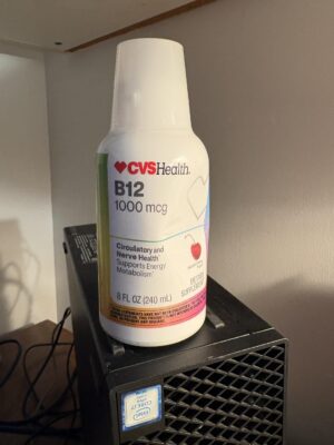 Version 1.0.0 Botella de B12 líquido 1000MG 8 onzas para suplemento de energía