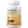 Botella Balancebreens Vitamina D3 50000 IU 60 cápsulas vegetales