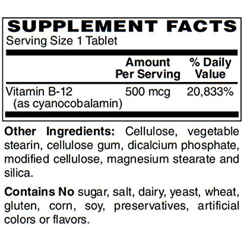 Botella BariatricPal vitamina B12 100 tabletas sabor cereza