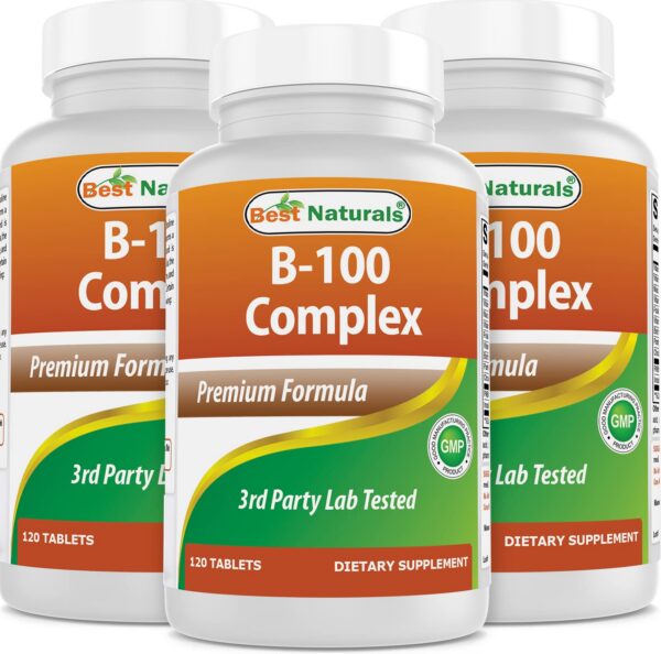 Botella Best Naturals B 100 Complex 120 tabletas