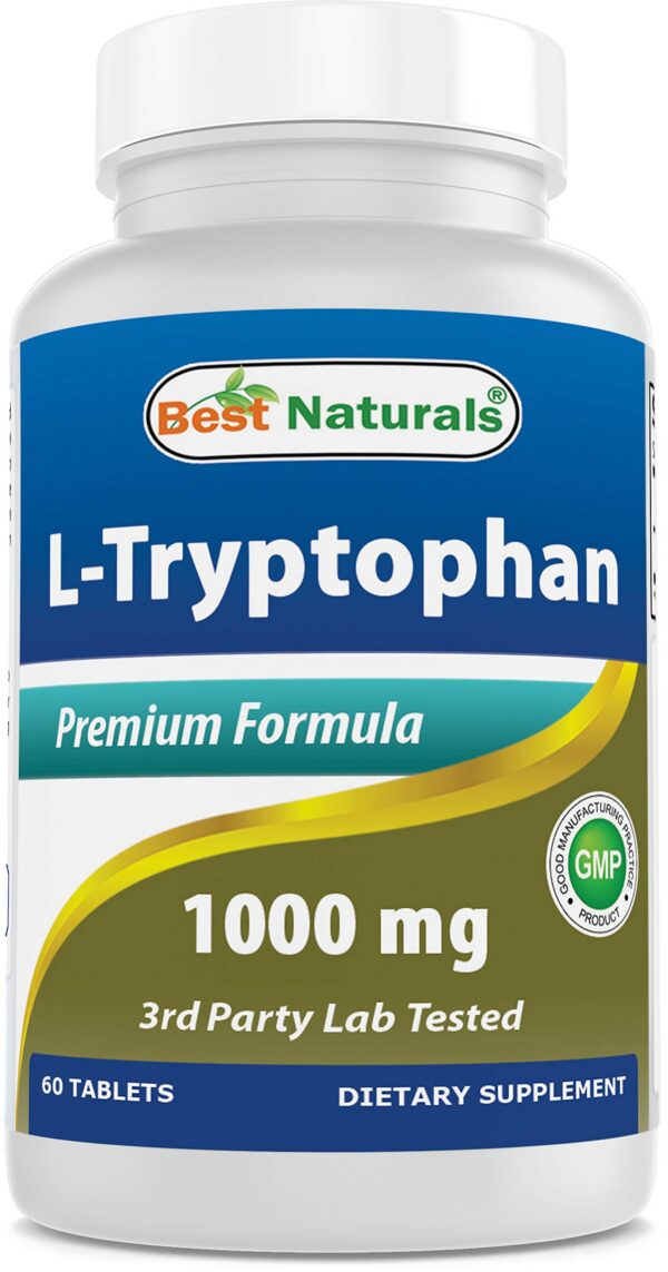 Botella Best Naturals L-Triptófano 60 tabletas