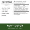 Botella de BIORAY Clinical NDF Plus detox natural sin GMO